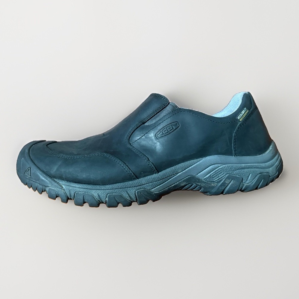 KEEN Brixen Waterproof Low Black Gargoyle Slip In Shoes Mens Size 12